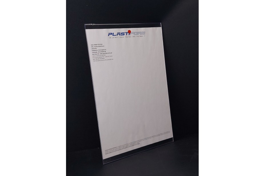 Plexirom Porte-document plexi vertical A6